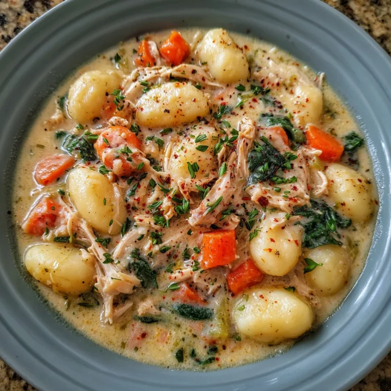 Easy Rotisserie Chicken Gnocchi Soup