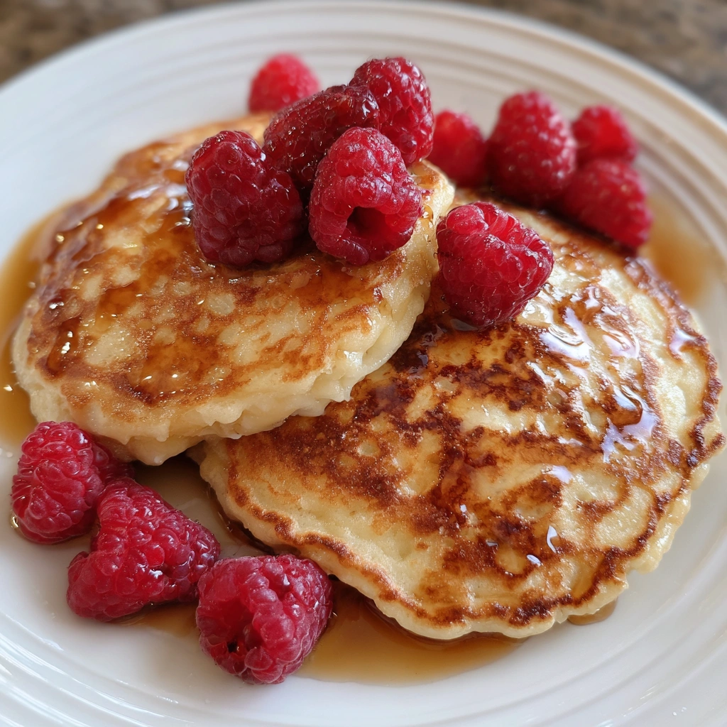 Fluffy Flourless Cottage Cheese Pancakes