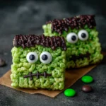 Frankenstein Rice Krispie Treats