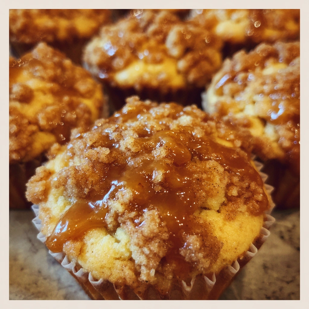 Small Batch Apple Pumpkin Streusel Muffins