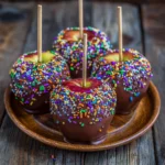 Spooky Chocolate Apple Pops
