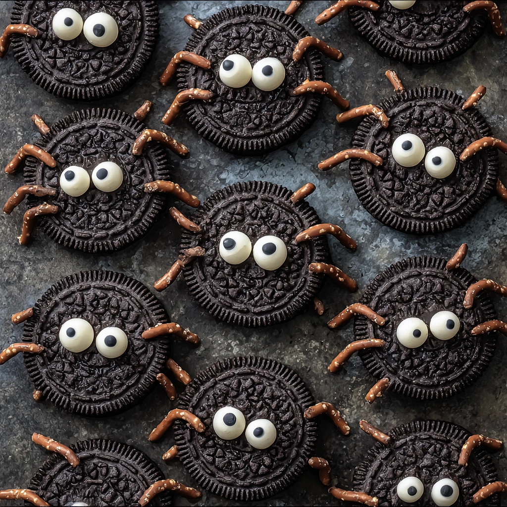 Spooky Oreo Spider Halloween Cookies
