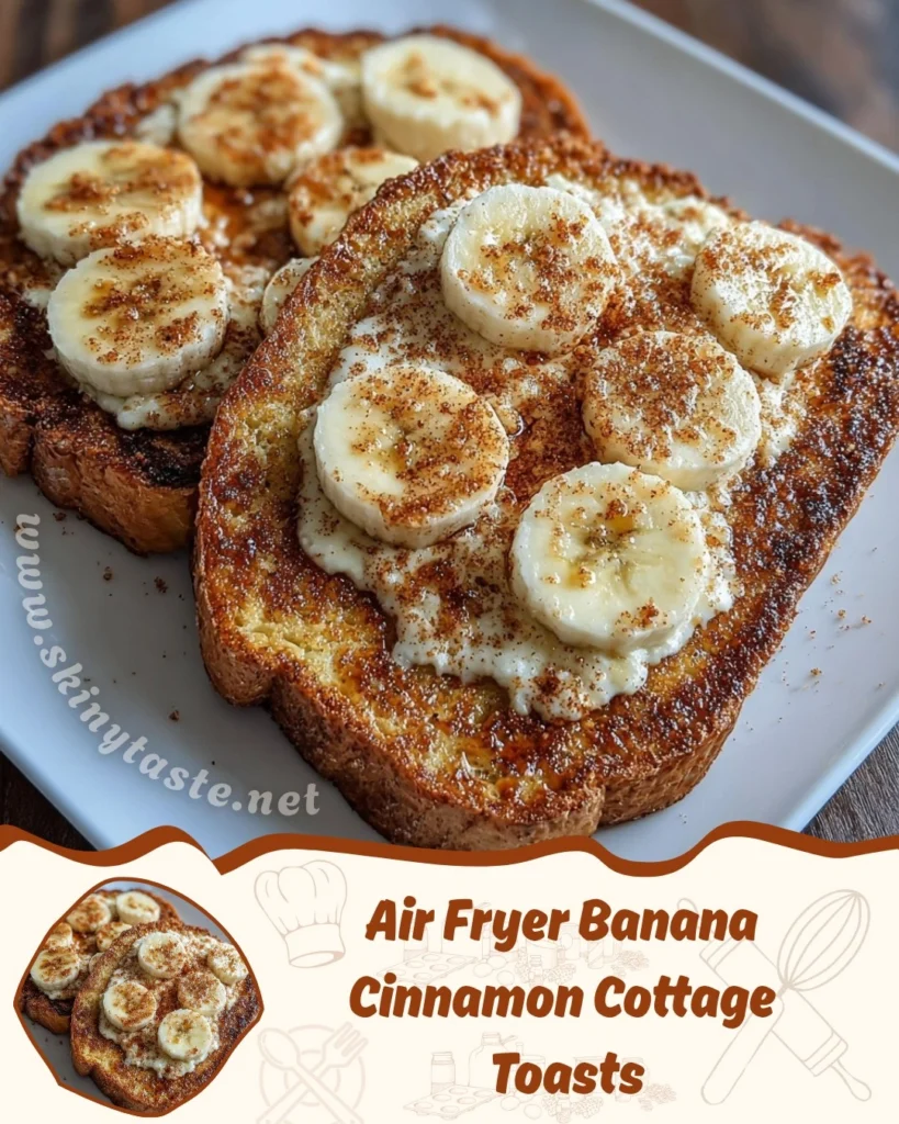Air Fryer Banana Cinnamon Cottage Toasts 8 Air Fryer Banana Cinnamon Cottage Toasts