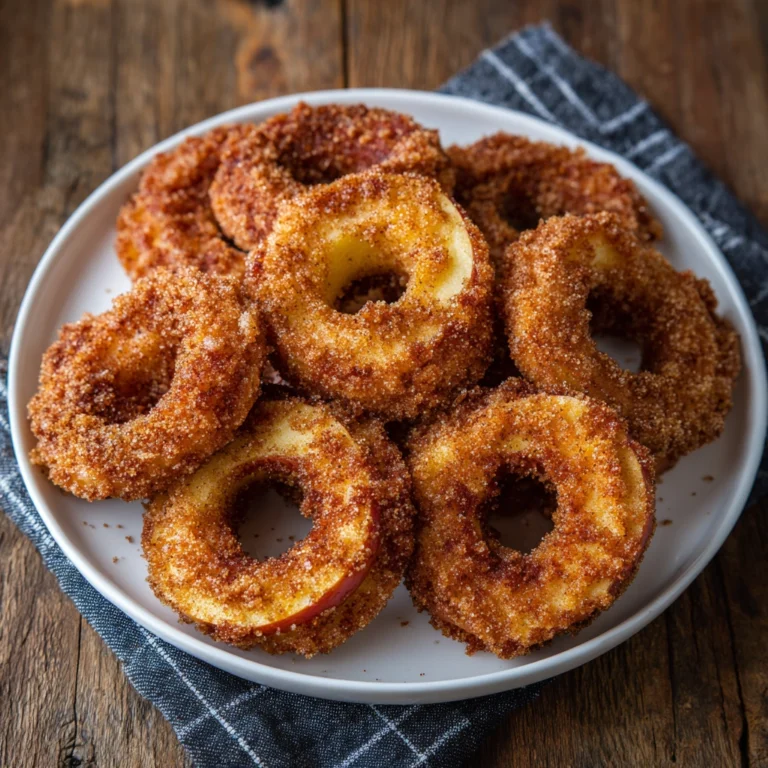 Air Fryer Cinnamon Apple Rings:5-Min Easy Crispy Delicious. 5 Air Fryer Cinnamon Apple Rings