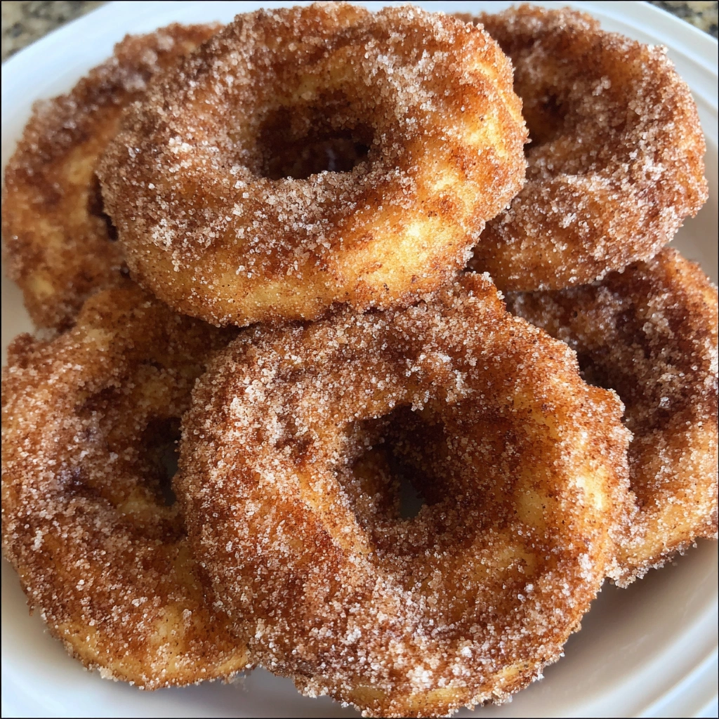 Air Fryer Cinnamon Apple Rings:5-Min Easy Crispy Delicious. 7 Air Fryer Cinnamon Apple Rings