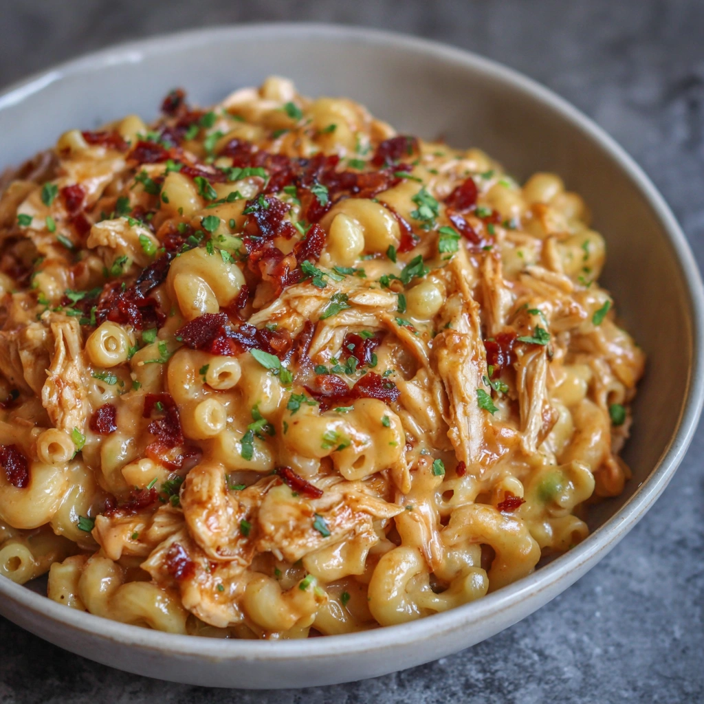 BBQ Chicken Mac and Cheese
