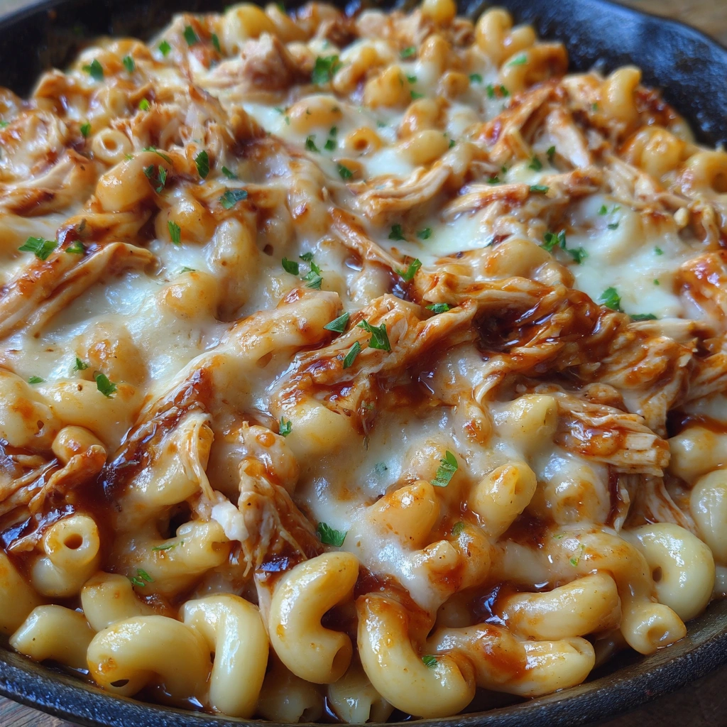 BBQ Chicken Mac and Cheese