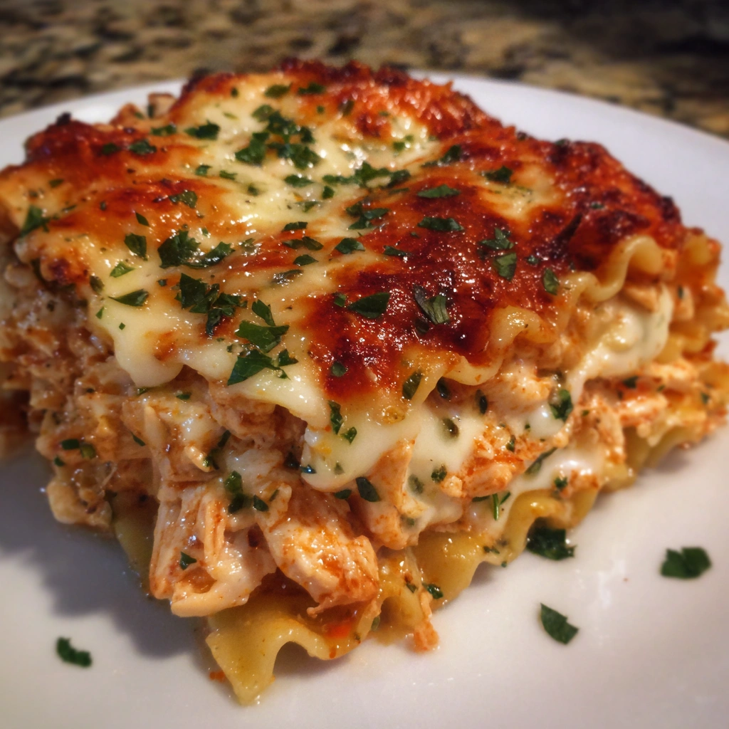 Buffalo Chicken Lasagna