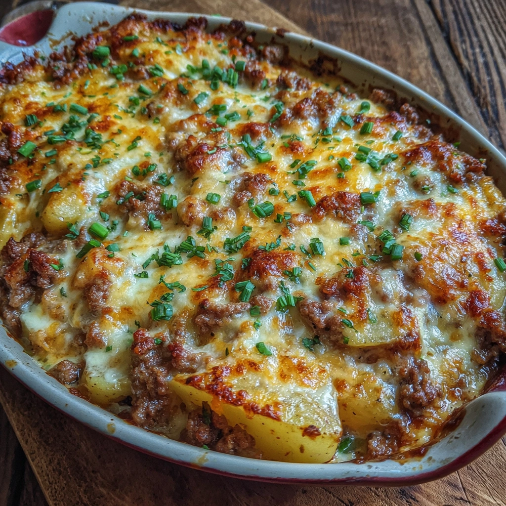 Irresistible Cheesy Ground Beef and Potato Casserole One Pan Dinner!: 5 Cozy One-Pan Dinners 7 Cheesy Ground Beef and Potato Casserole One Pan Dinner!