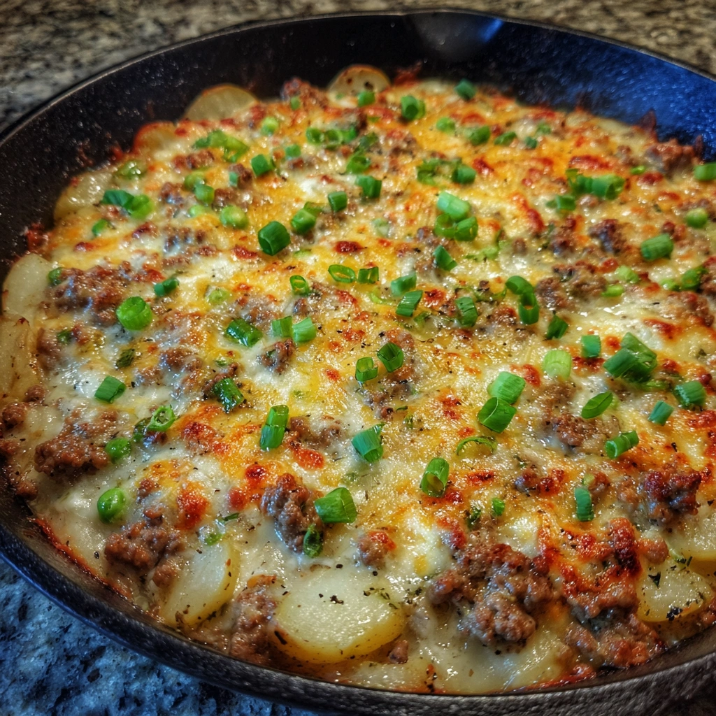 Irresistible Cheesy Ground Beef and Potato Casserole One Pan Dinner!: 5 Cozy One-Pan Dinners 8 Cheesy Ground Beef and Potato Casserole One Pan Dinner!