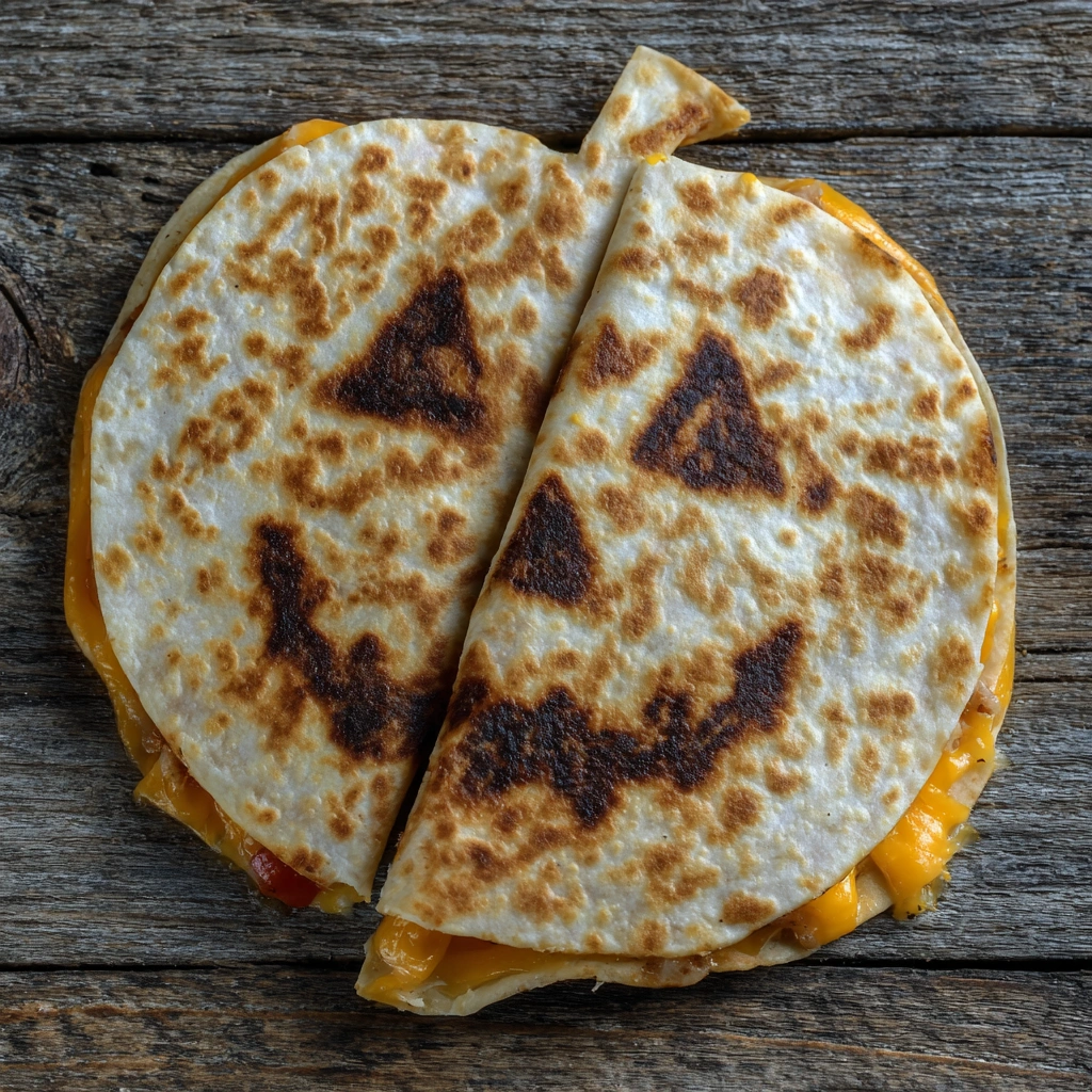Cheesy Jack o Lantern Quesadillas offer 5 Epic Bold Bright. 6 Cheesy Jack o Lantern Quesadillas