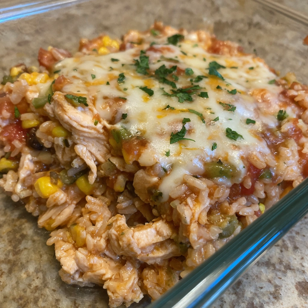 Chicken Burrito Casserole