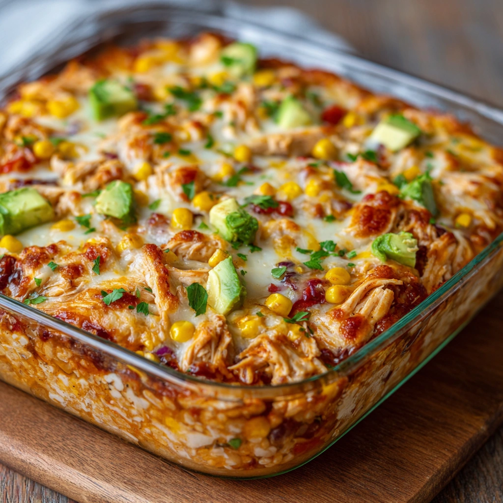 Chicken Burrito Casserole