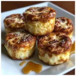 Cottage Cheese Cinnamon Roll Pancake Bites With Maple Dip 1
