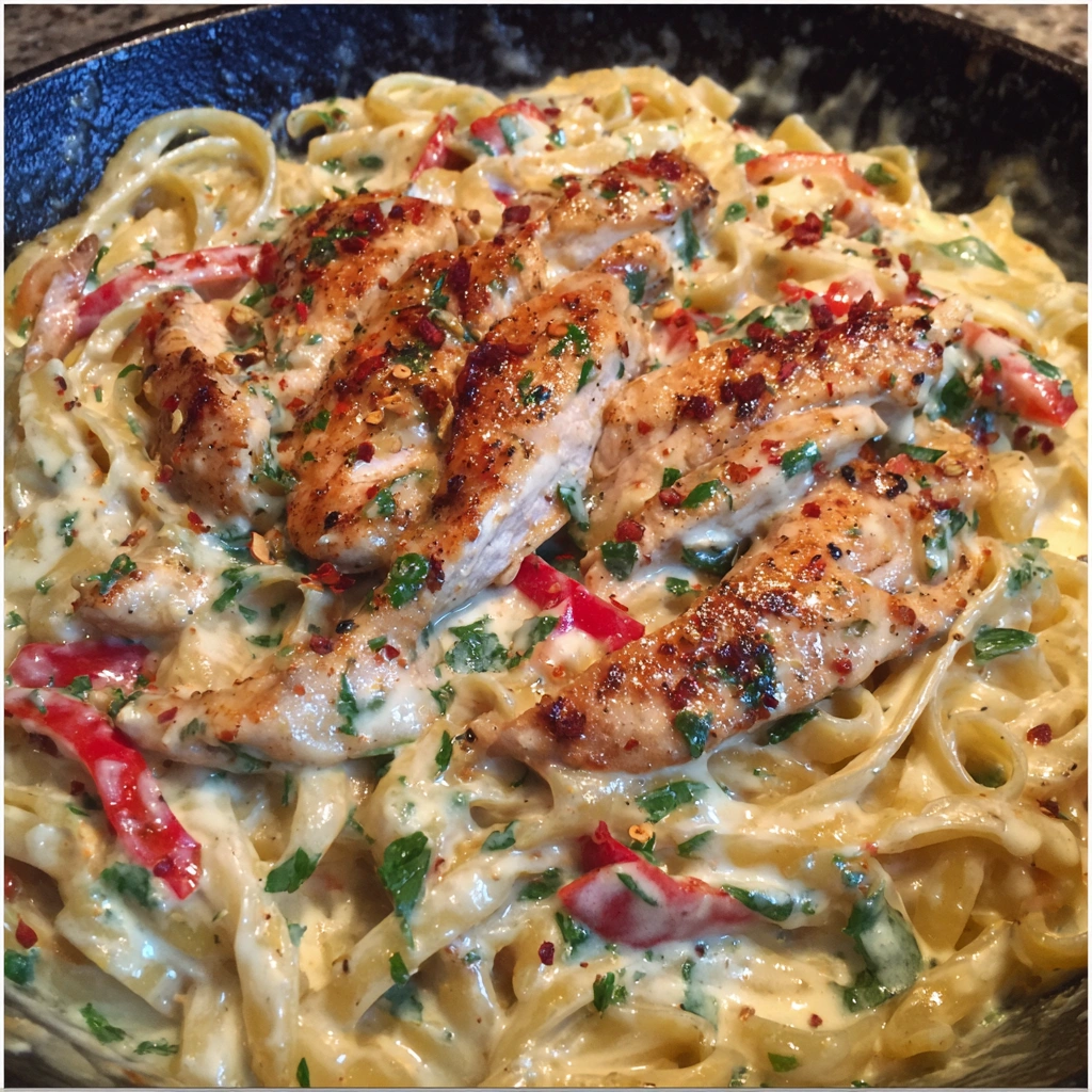 Creamy Cajun Chicken Pasta