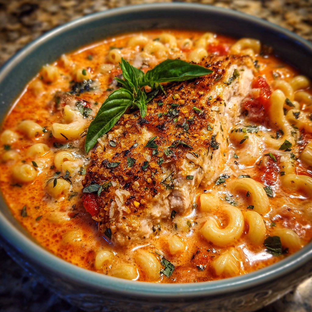 Creamy Chicken Parmesan Soup