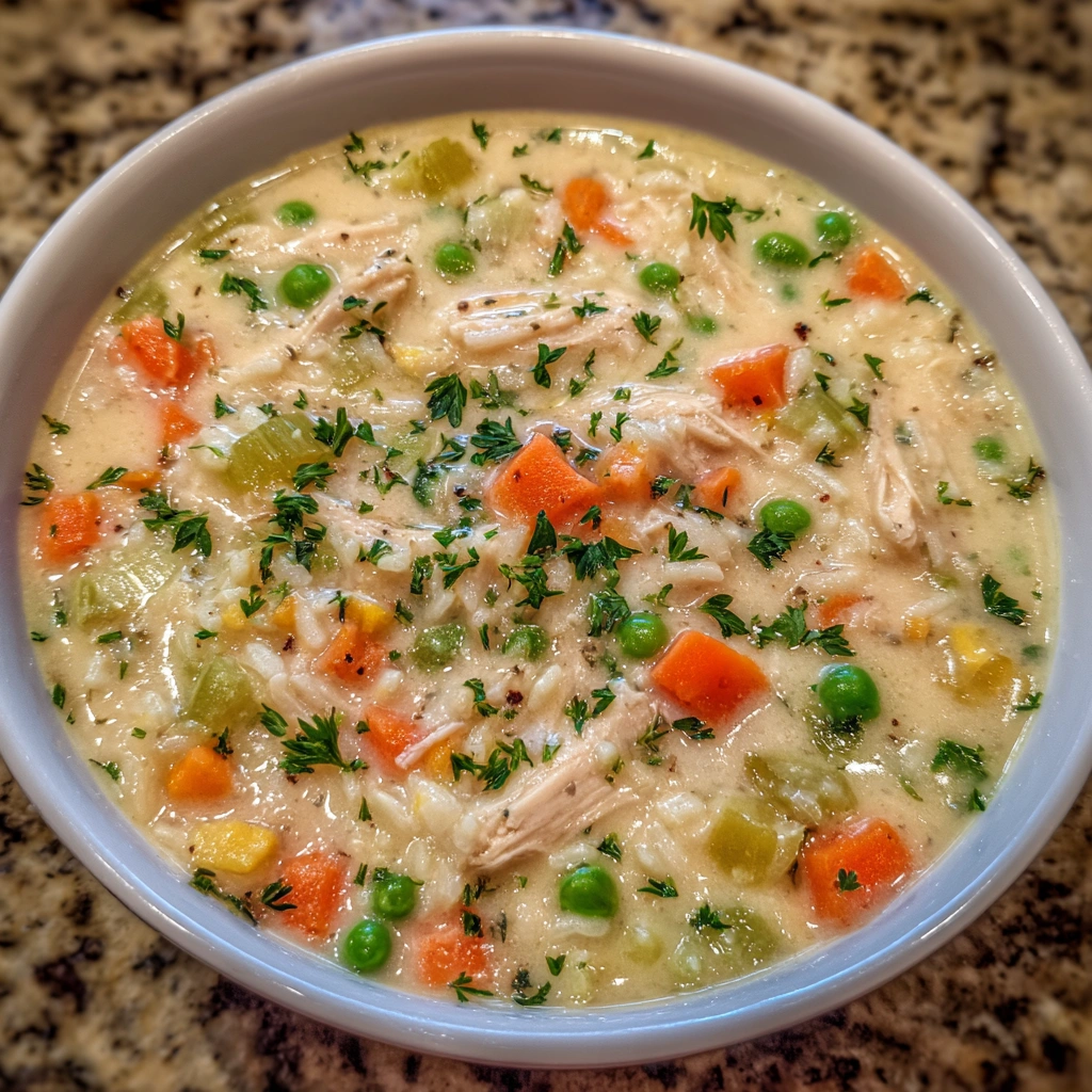 Creamy Chicken and Rice Soup