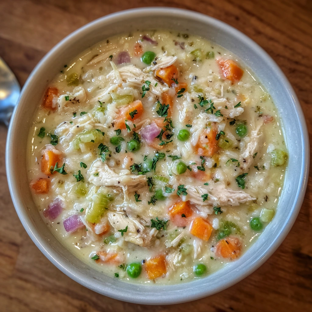 Creamy Chicken and Rice Soup