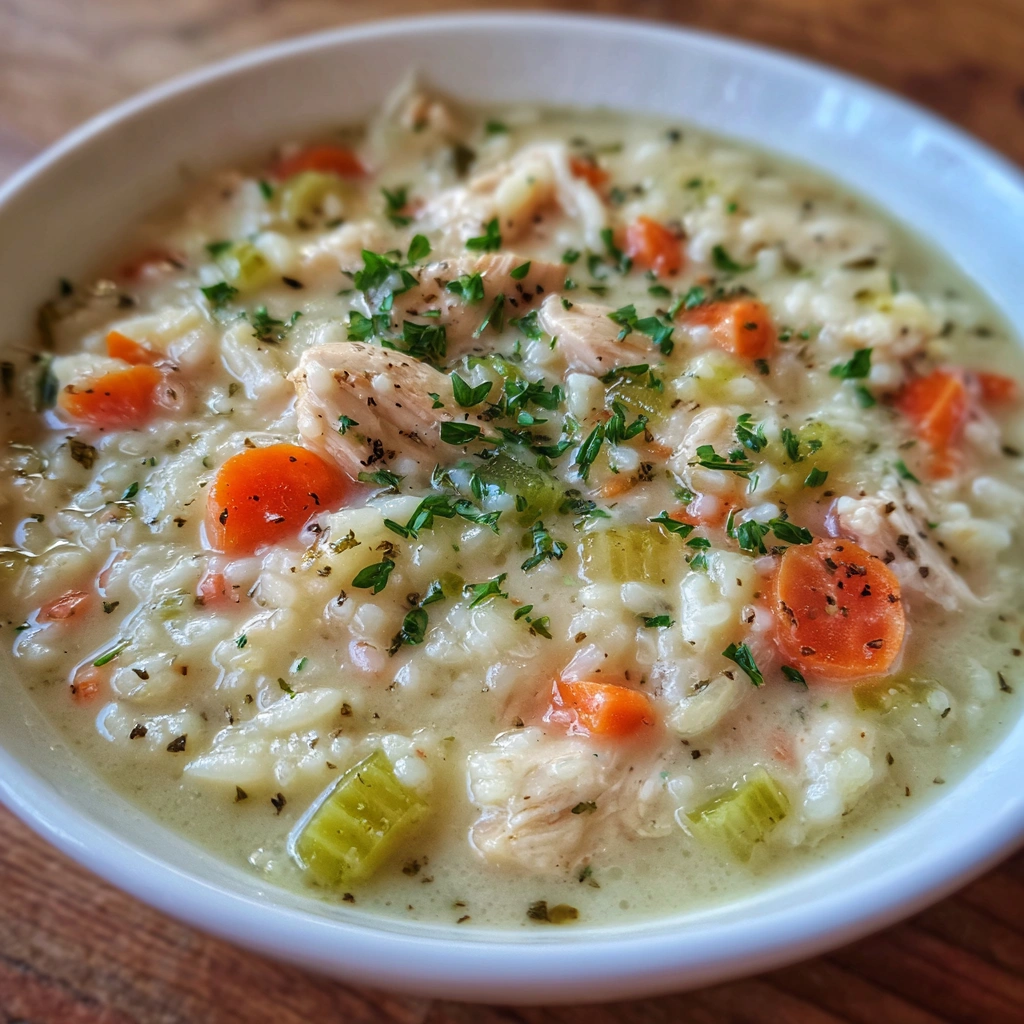 Creamy Chicken and Rice Soup