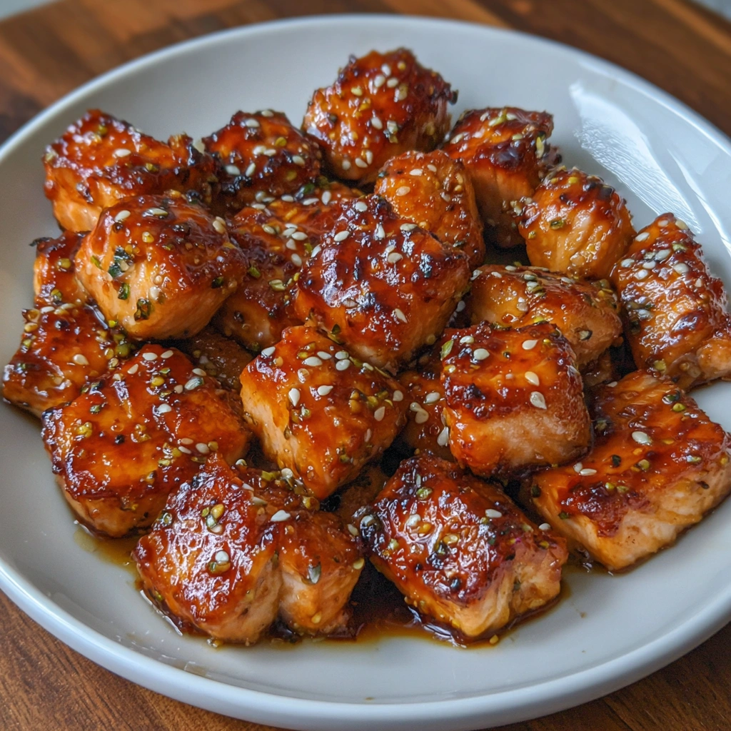 Crispy Air Fryer Honey Garlic Salmon Bites – 20 Irresistible Delights 8 Crispy Air Fryer Honey Garlic Salmon Bites