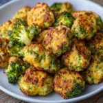 Crispy Broccoli Cheddar Poppers