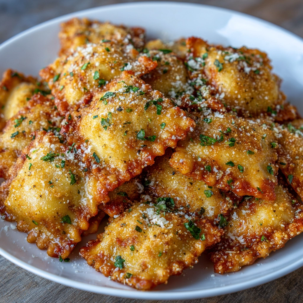 Crispy Ravioli Appetizer Delivers 5 Ultimate Cheesy Bites. 6 Crispy Ravioli Appetizer