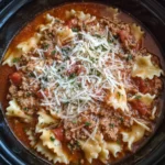 Crockpot Lasagna Soup