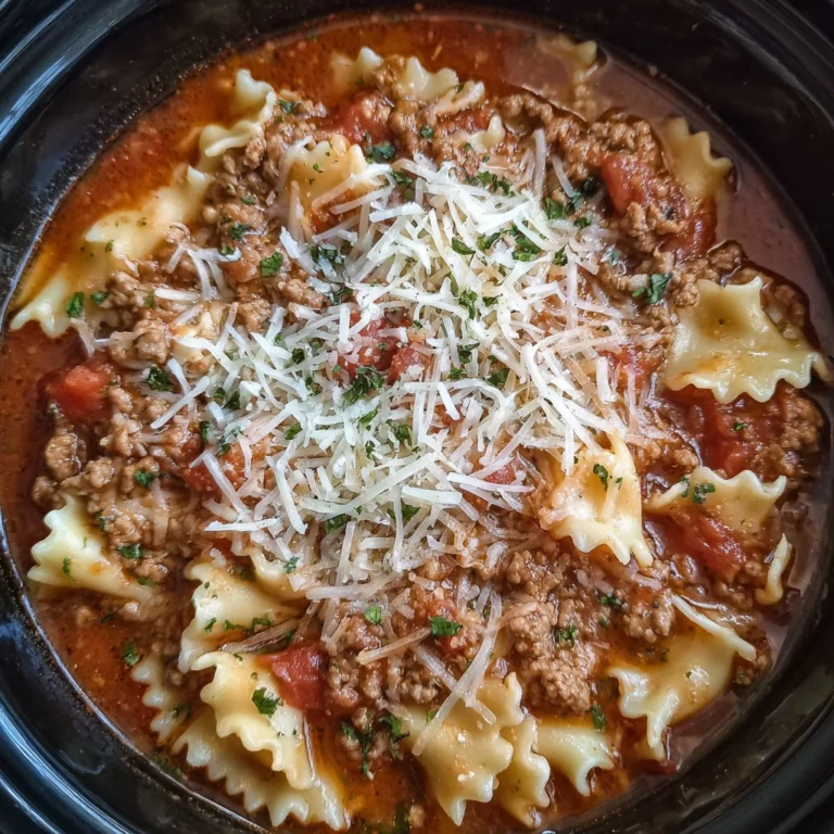Crockpot Lasagna Soup
