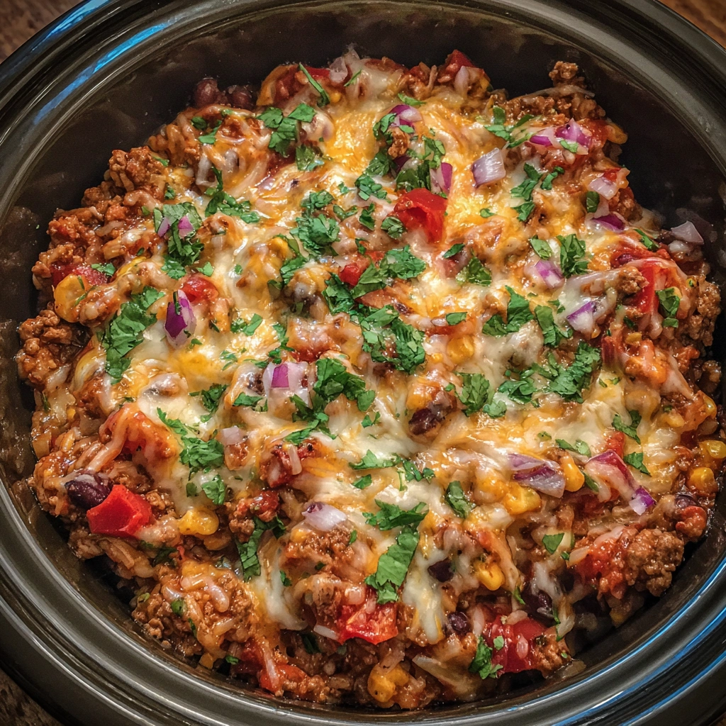Crockpot Taco Casserole is Delish 5-Ingredient Easy Cheesy. 6 Crockpot Taco Casserole