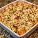 Easy Chicken and Stuffing Casserole