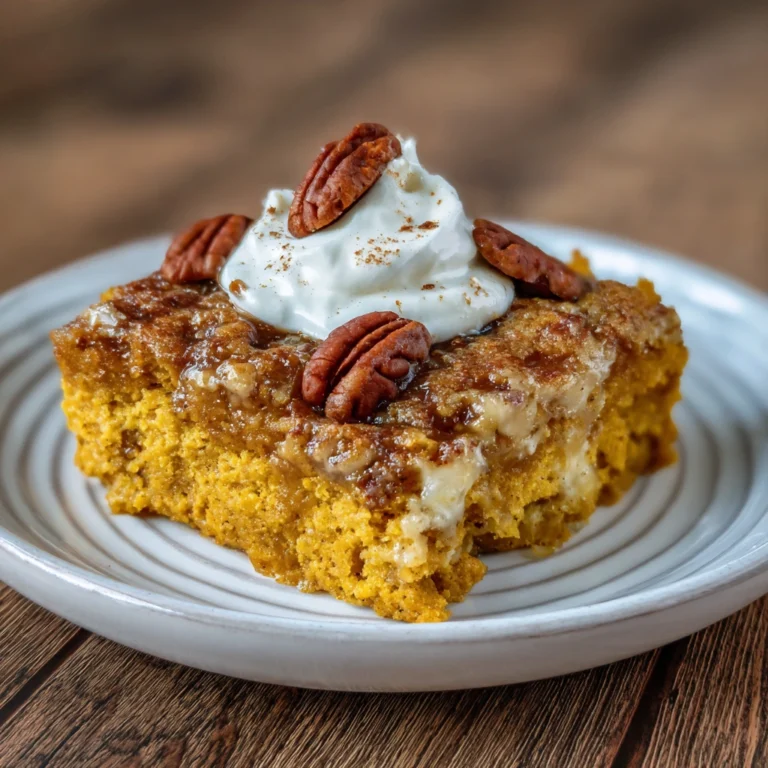 Easy One Pan Pumpkin Dump Cake