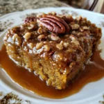 Homemade Pumpkin Pecan Cobbler