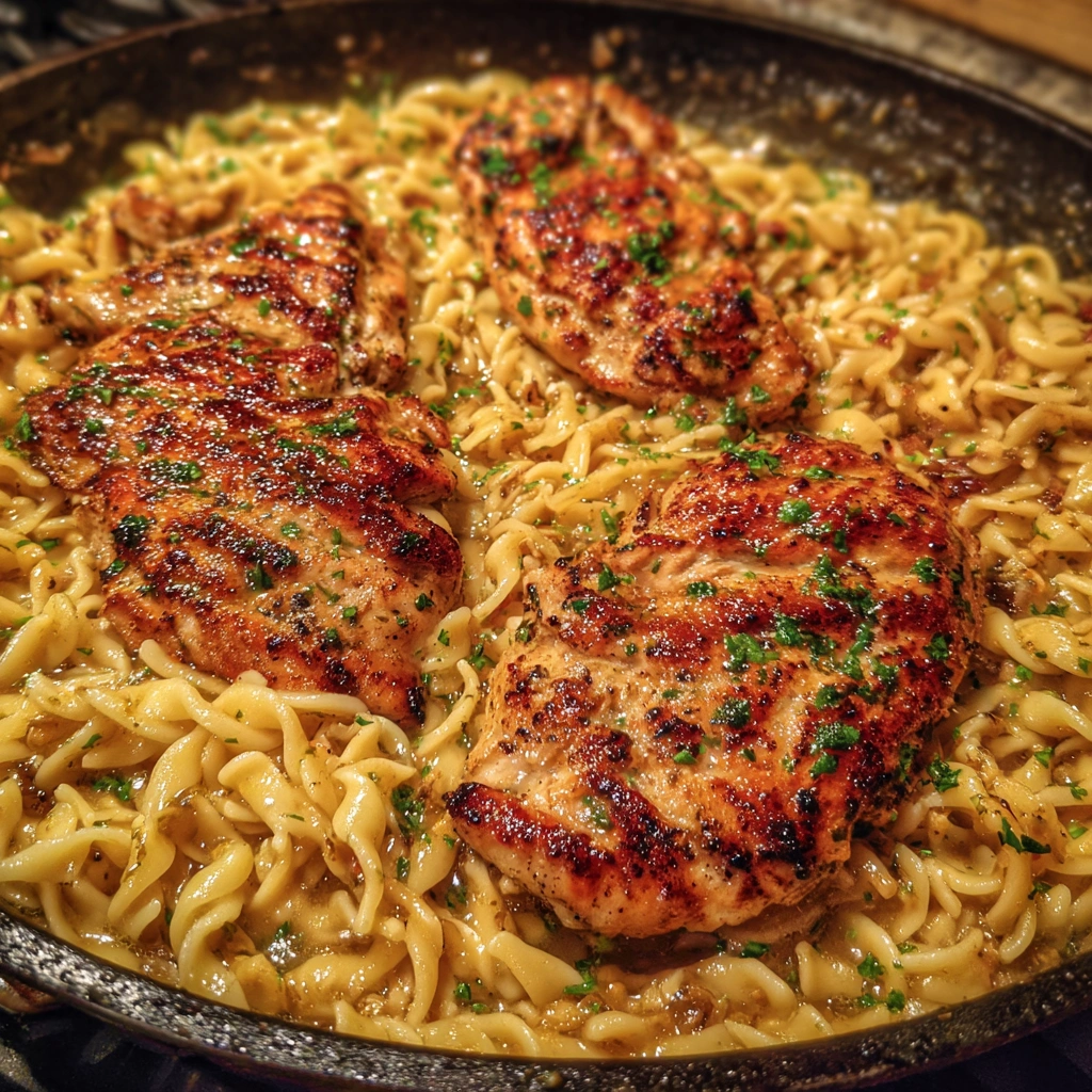 One Pan Chicken with Buttered Noodles is 2 easy fast tasty. 8 One Pan Chicken with Buttered Noodles