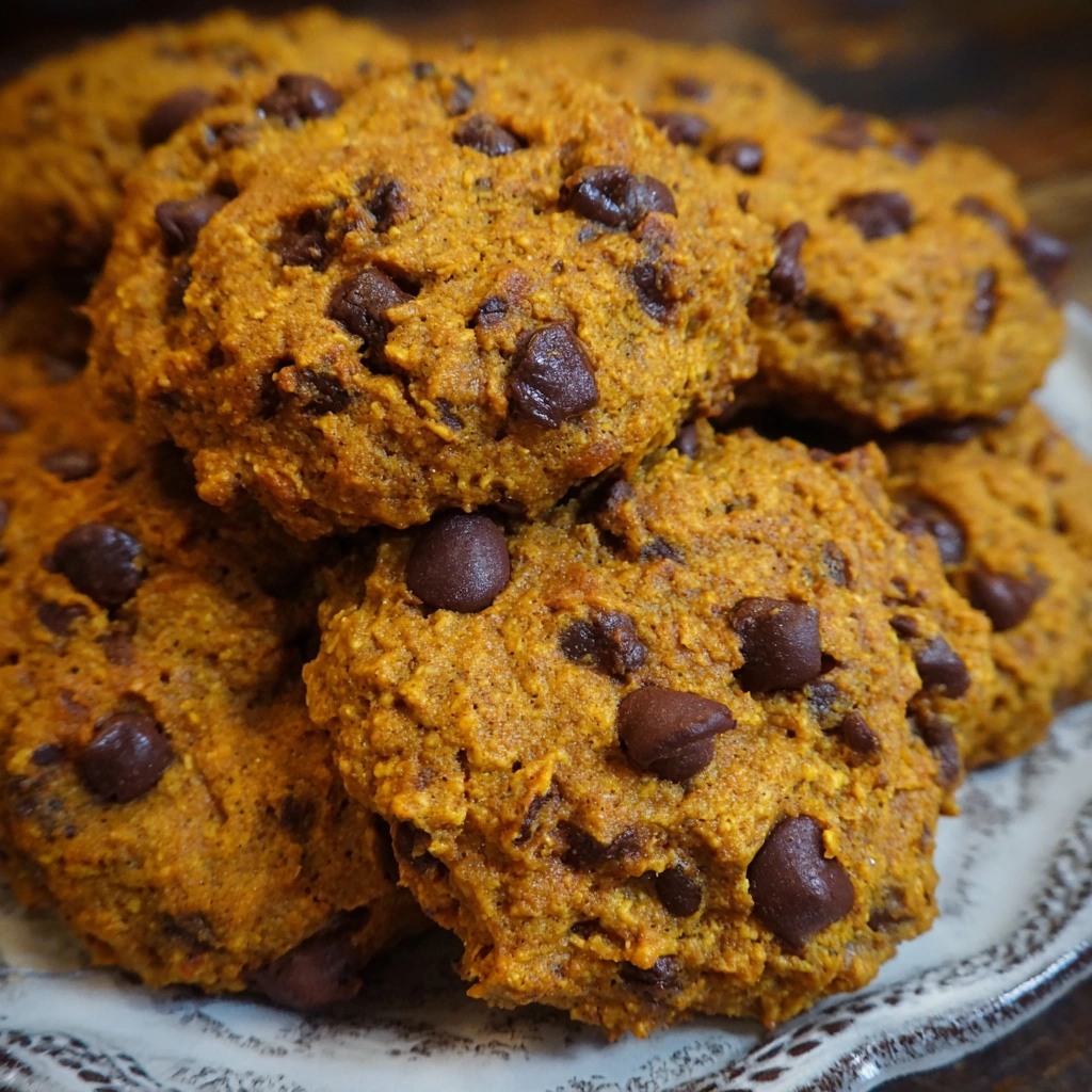 Protein Packed Chocolate Chip Pumpkin Cookies:yum wow top 3 6 Protein Packed Chocolate Chip Pumpkin Cookies