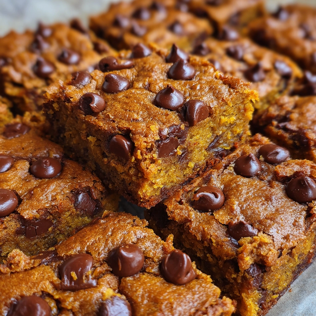 Top 3 Irresistible Pumpkin Chocolate Chip Bars Pumpkin Blondies 7 Pumpkin Chocolate Chip Bars Pumpkin Blondies