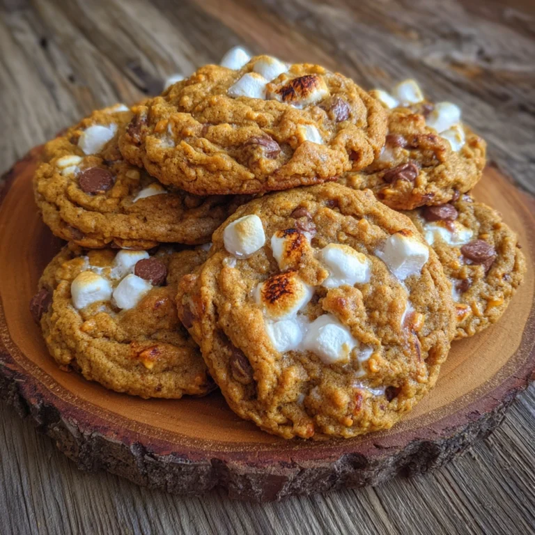 Pumpkin S’mores Cookies