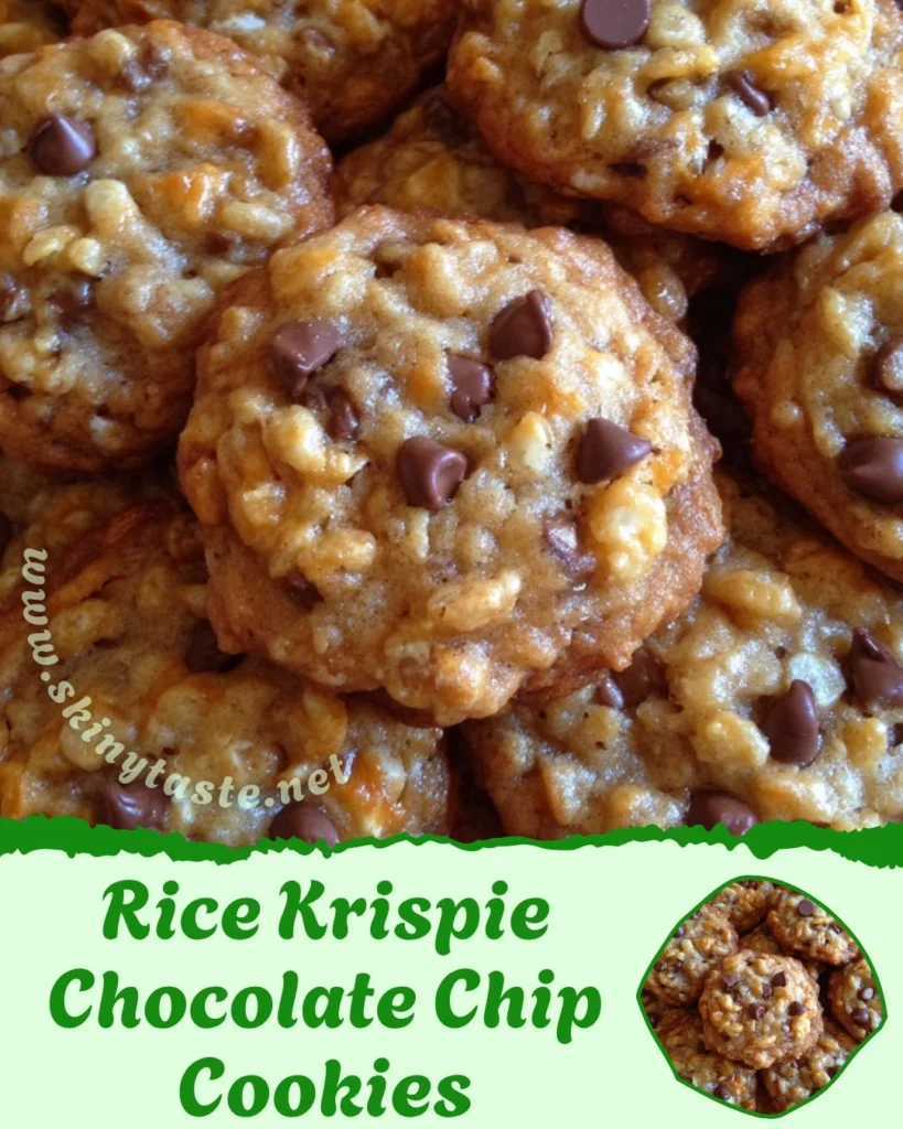 Rice Krispie Chocolate Chip Cookies