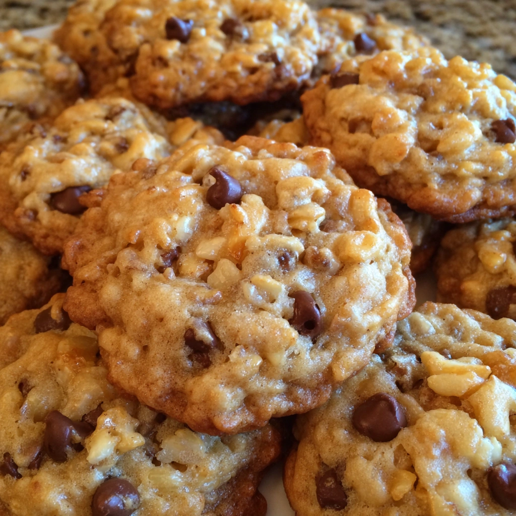 Rice Krispie Chocolate Chip Cookies