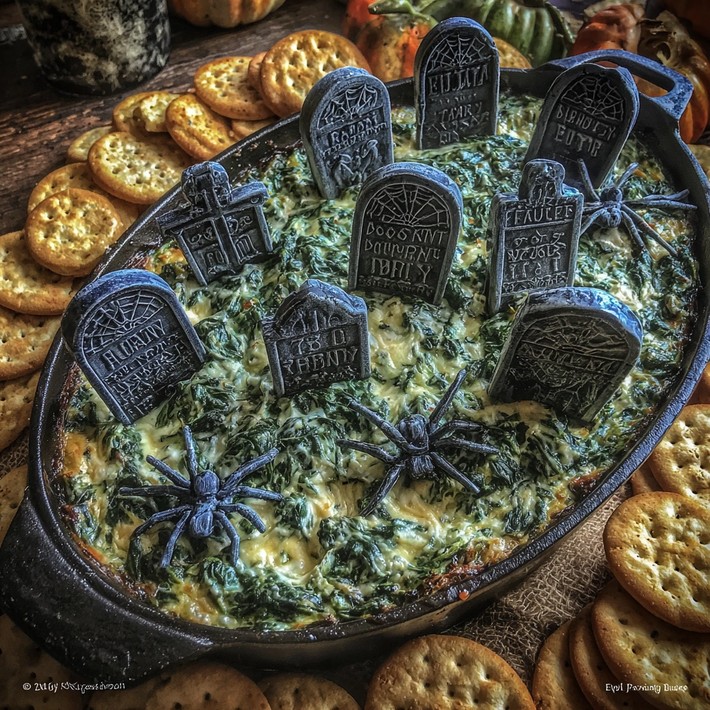 Spinach Dip Graveyard Scene Brings 3 Epic Bold Hot Delights 6 Spinach Dip Graveyard Scene