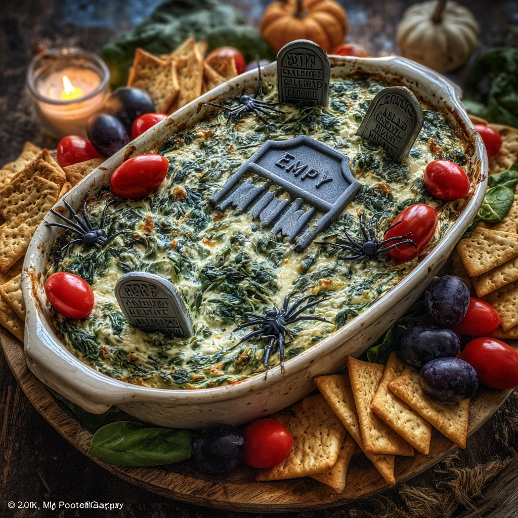 Spinach Dip Graveyard Scene Brings 3 Epic Bold Hot Delights 7 Spinach Dip Graveyard Scene