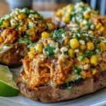 Street Corn Chicken Sweet Potatoes with Hot Honey Lime