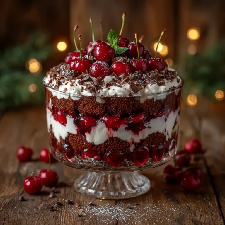 Black Forest Trifle for Christmas