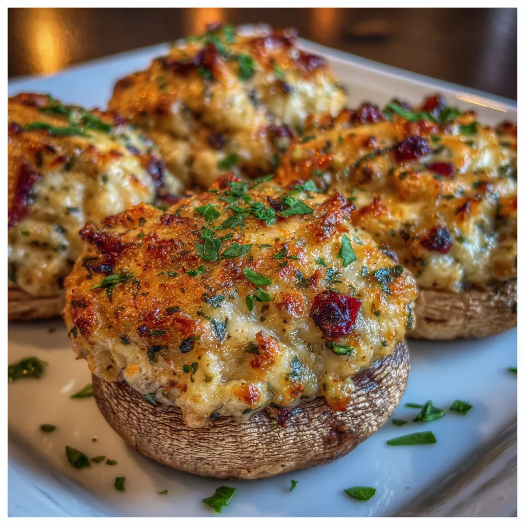Best Christmas Stuffed Mushrooms: 3 easy, delicious cheesy. 8 Best Christmas Stuffed Mushrooms