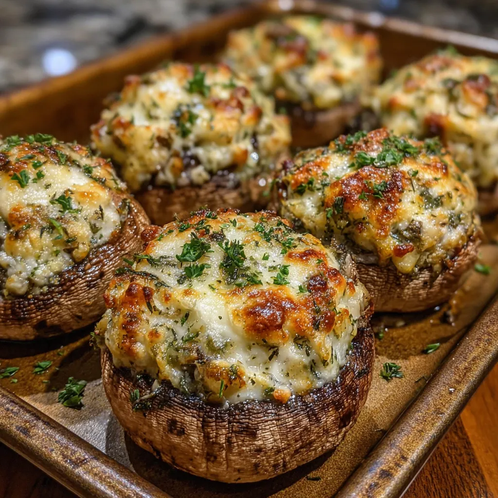 Best Christmas Stuffed Mushrooms: 3 easy, delicious cheesy. 7 Best Christmas Stuffed Mushrooms