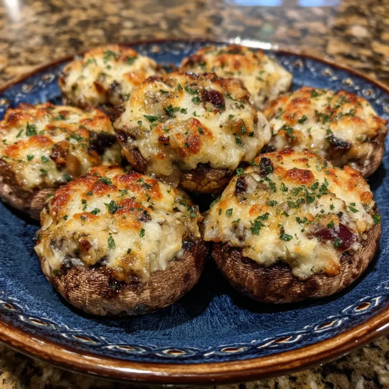 Best Christmas Stuffed Mushrooms