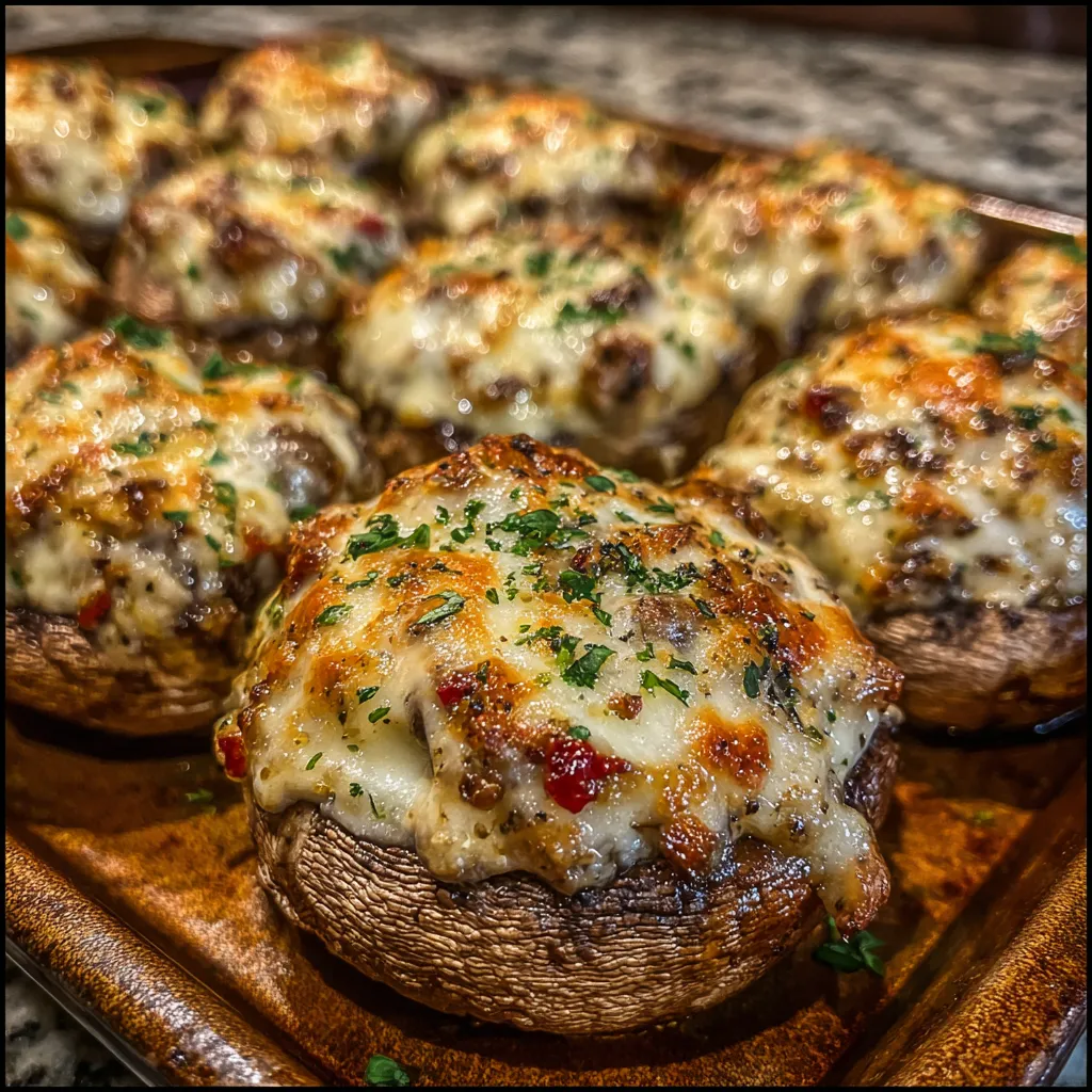 Best Christmas Stuffed Mushrooms: 3 easy, delicious cheesy. 6 Best Christmas Stuffed Mushrooms