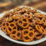 Christmas Butter Toffee Pretzels