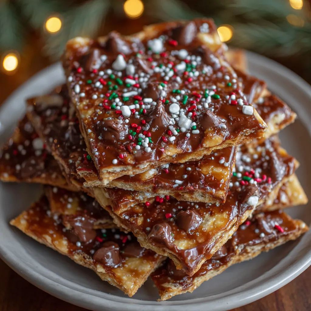 Christmas Crack (Saltine Bark)