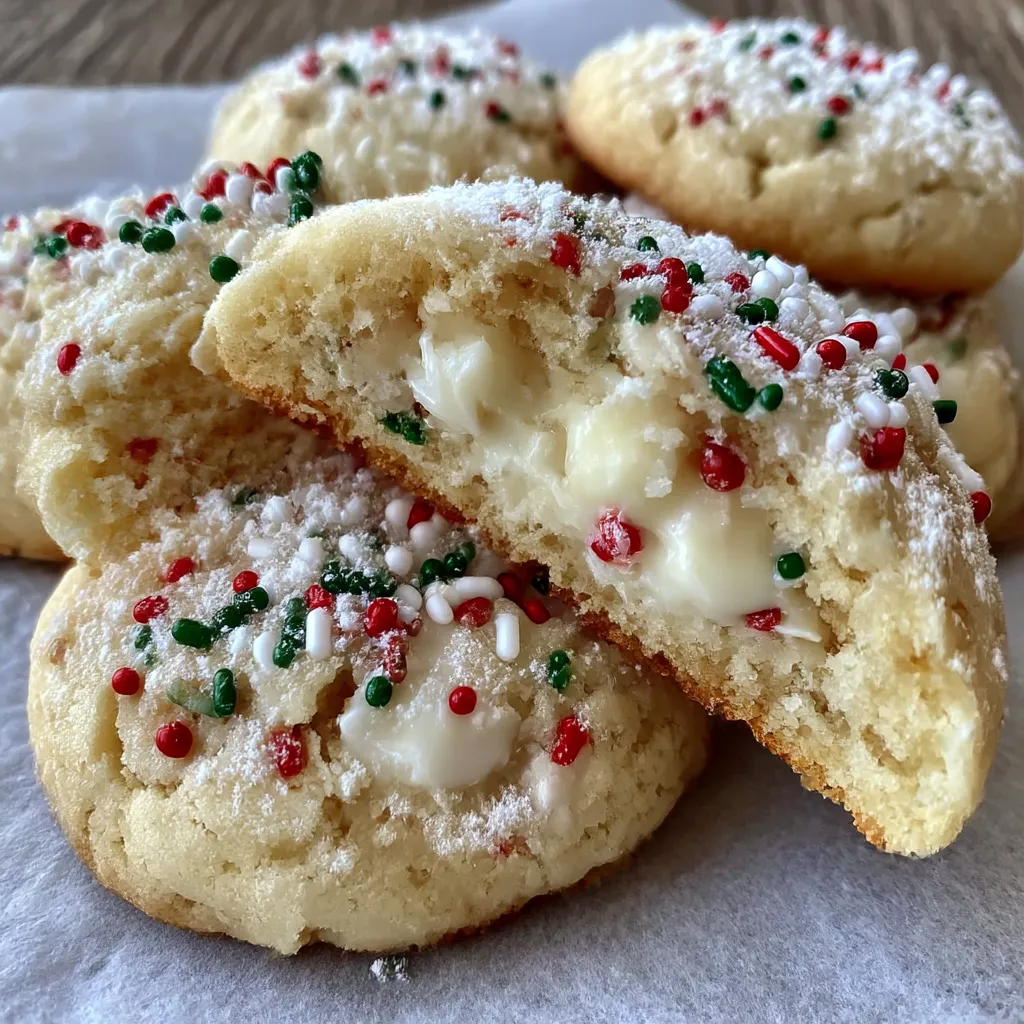 Christmas Gooey Butter Cookies
