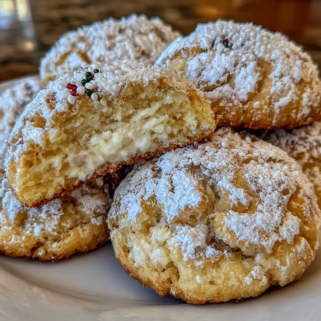Christmas Gooey Butter Cookies